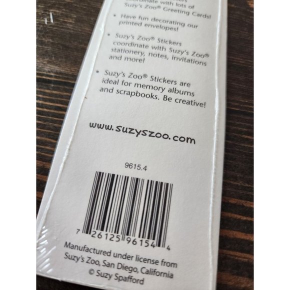 Stickers - Suzy's Zoo SEALED 9615 Dogs 4 Sheets - New, Rare, HTF - Retired 14&28 - Picture 5 of 5